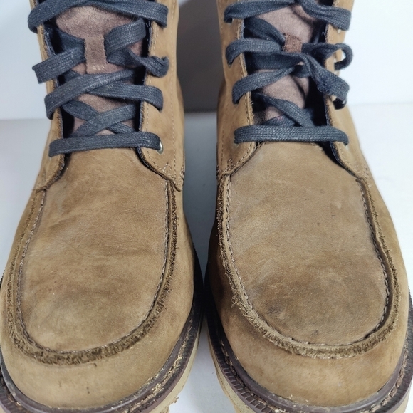 Sorel Madson Waterproof Leather Boots Brown/Black Men’s Shoes Size 11 main image 12